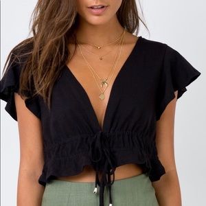 Princess Polly tie front top
